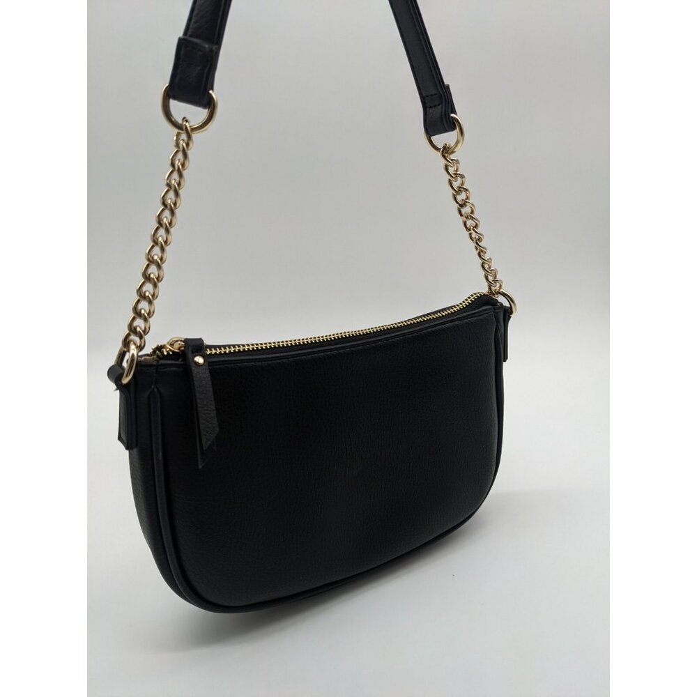 INC Zoiey 2-Piece faux-leather women's XL tote bag + pouch --SNAKE PRINT/BLACK - Picture 8 of 16